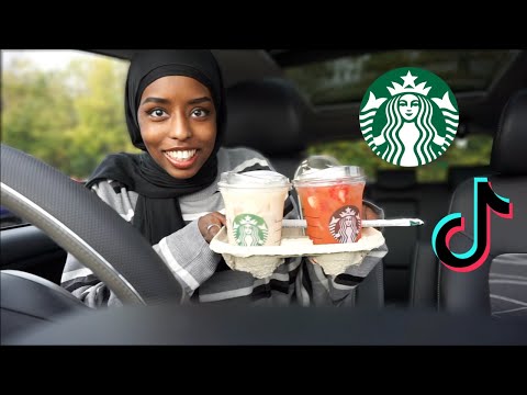 TRYING VIRAL TIKTOK STARBUCKS DRINKS!