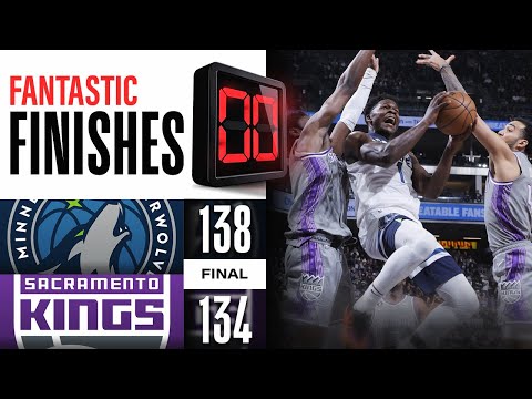 WILD ENDING Final 4:04 Timberwolves vs Kings | March 4, 2023 video clip