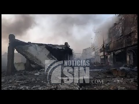 Labores de rescate tras explosión en San Cristóbal