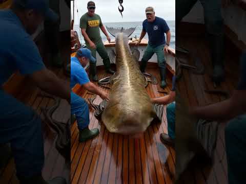 Giant Snakehead Sea Monster – A Terrifying Catch on the Boat