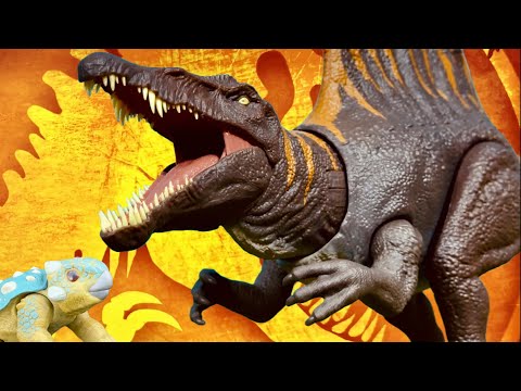 EL ESPINOSAURIO ENFRENTA UNA GRAN SORPRESA!! AVENTURA JURÁSICA SÚPER GENIAL!!