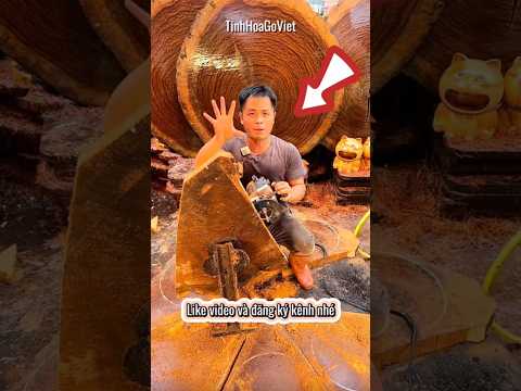 Làm Thớt Gỗ NGHIẾN NGUYÊN KHỐI Cực Nhanh Và Đẹp P282 #shorts