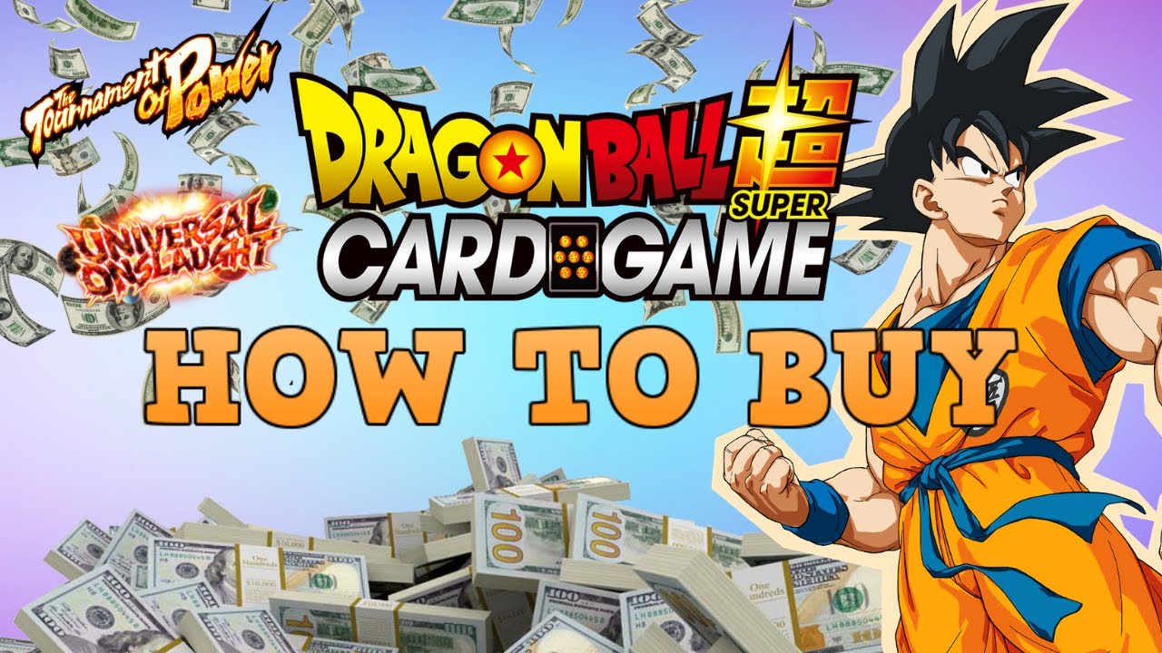 HOW TO BUY DRAGON BALL SUPER CARD GAME CARDS!