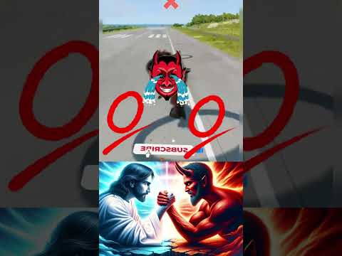 👼 Jesus VS 😈 Satan. Jesus is the eternal king #jesus #god #foryou #viral #yeshu #christ #deus #fy