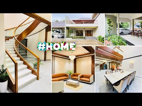 നിസ്സാരക്കാരനല്ല ഈ വീട്😍😍| Contemporary Modern Home with Elegant Interior😍😍| Home Tour Malayalam