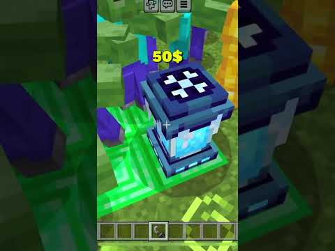 ¡Dinamita de 1$ vs 100$ en Minecraft! | #shorts #minecraft