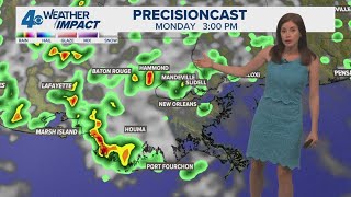 New Orleans 10pm Weather: Super hot start to the week as temperatures approach upper 90s each day