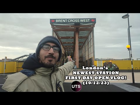 FIRST VLOG - LONDON'S NEWEST STATION FIRST DAY OPEN F.T. @MikeWillSee! (10/12/23)