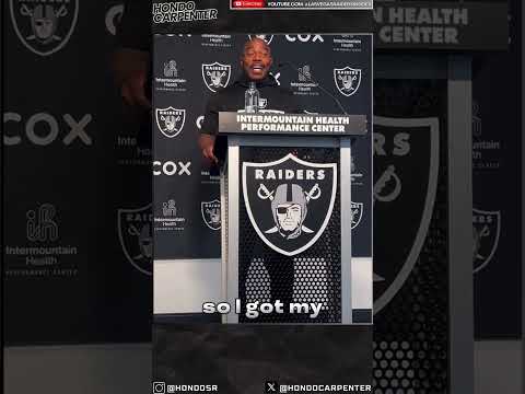 Las Vegas Raiders Cb Coach Ricky Manning Grew Up A Raider Fan # 