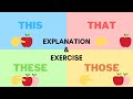 Exploring Demonstrative Pronouns: This, That, These, Those