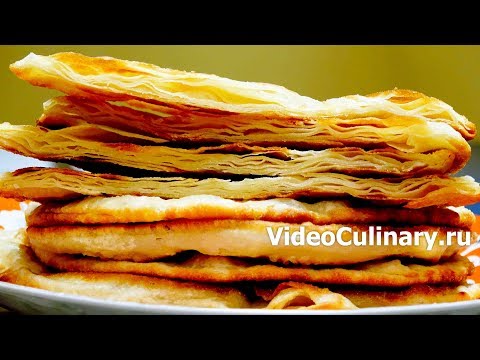 Узбекские слоёные лепёшки Катлама — Лучший рецепт настоящих узбекских лепёшек от Бабушки Эммы