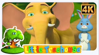 Little Treehouse Elefante Feliz Canção 3D Rimas Infantis Divertidas para Crianças