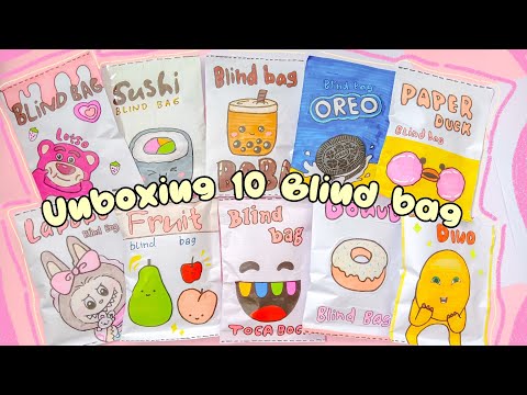 UNBOXING 10 BLIND BAG😱❗ LABUBU, OREO,TOCA BOCA, BOBA, LOTSO |AKU DAPET YANG LANGKA❗