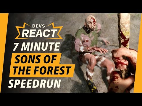 Sons of the Forest Developers React to 7 Minute Speedrun (Early Access)