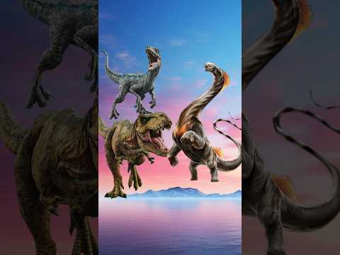 Tyrannosaurus Rex and Velociraptor Blue vs All Jurassic Franchise All Dinosaurs #dinosaur #vs