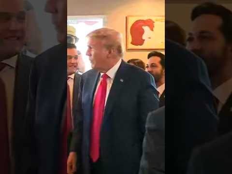 Supporters flock to famous Cuban restaurant to see Trump after his arraignment