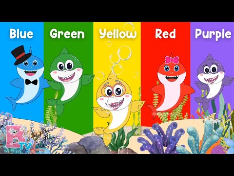 BABY SHARK COLOURS FINGER FAMILY - Nursery Rhymes & Kids Songs