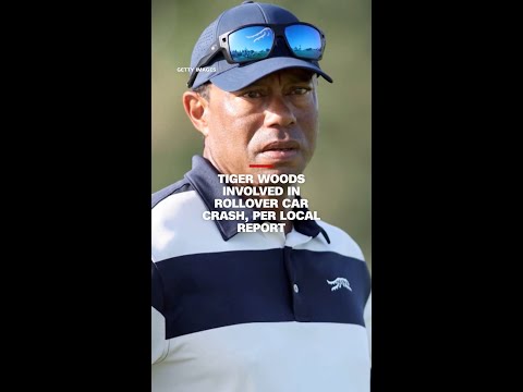 Tiger Woods involved in rollover car crash per local report