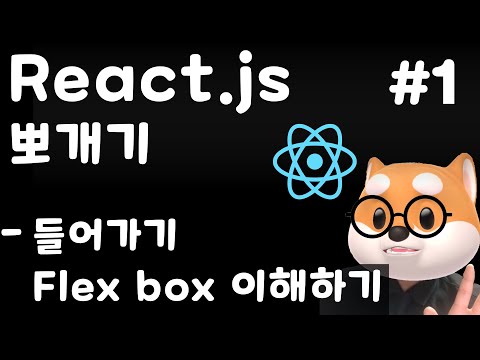 🎽 리액트 뽀개기 - 01 : 들어가기, CSS Flex 이해