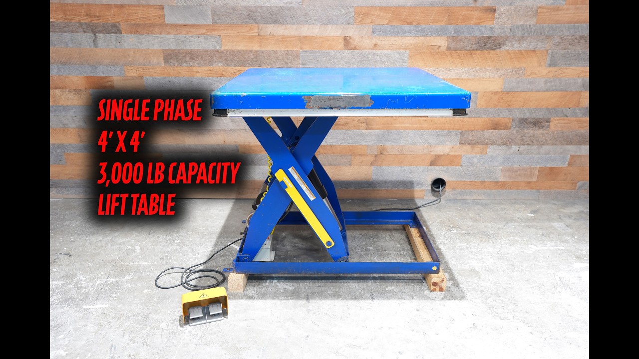 Vestil 48″ x 48″ Electric Hydraulic Lift Table, Load Cap. 3000 lb.