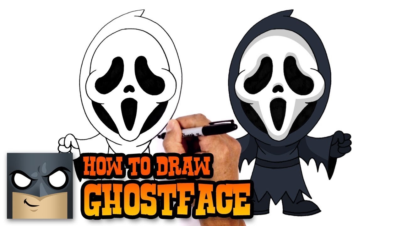 How to Draw Ghostface - Scream