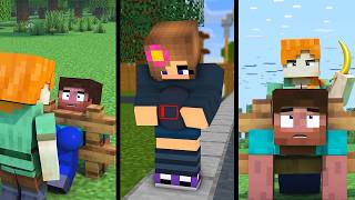 Alex caught Steve - compilation minecraft animation