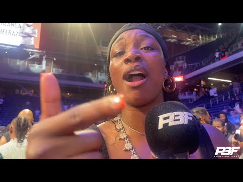“SHUT ALL YOU MOTHERF****** UP” – CLARESSA SHIELDS GOES OFF AFTER SHAKUR STEVENSON WIN