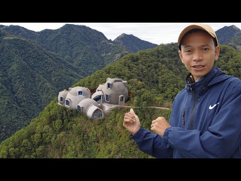 This TINY IGLOO HOUSE was built on the top of the MOUNTAIN