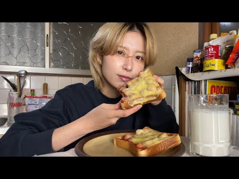 幼い頃の定番朝食ピザトースト