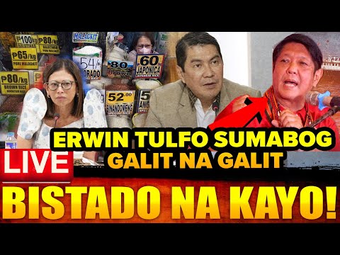 BREAKING NEWS | SUMABOG SA GALIT SI ERWIN TULFO, BISTADO NA KAYO NILOLOKO NIYO ANG TAONG BAYAN!