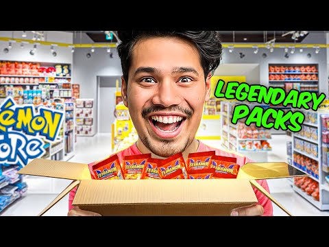 I Finally Bought LEGENDARY PACKS For My Pokemon Card Shop 😍🤑