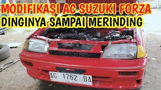 AC mobil Forza dingin sampai merinding.Cara mengganti kondensor multi flow.Membuat AC lebih dingin.