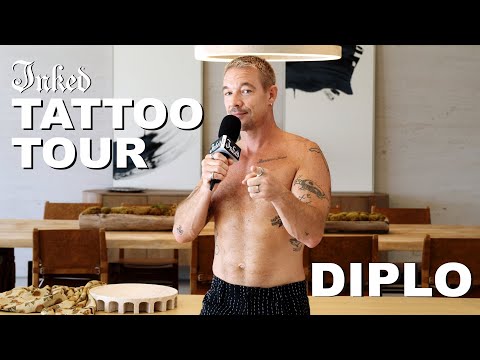 The Animal He Loves So Much… He Got It Tattooed | Inked Tattoo Tour with Diplo.