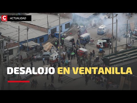 VENTANILLA: Policía inició desalojo en terrenos ocupados por invasores