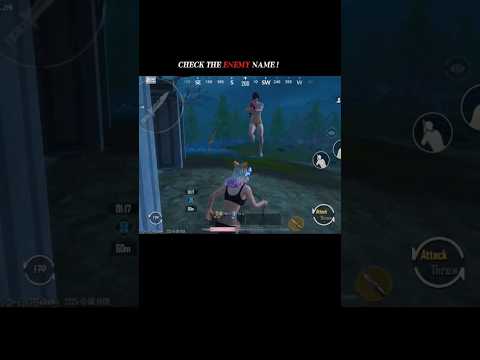 CHECK THE ENEMY NAME 💀 | Bgmi Viral Video |  #bgmi #viral #shorts