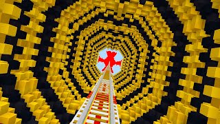 Redstone illusion Railway!  Redstone Railroad Minecraft #3