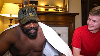 “GET THE F*** OUT” DEREK CHISORA KICKS FRED OUT OF INTERVIEW 