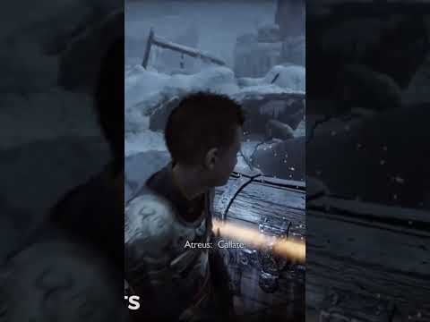 Atreus creyéndose Kratos en God of War Ragnarok 😂