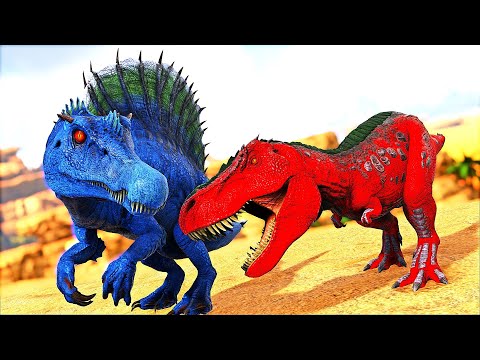 Bebê Tyrannosaurus Rex & Spinosaurus - Dinossauros Glow Up
