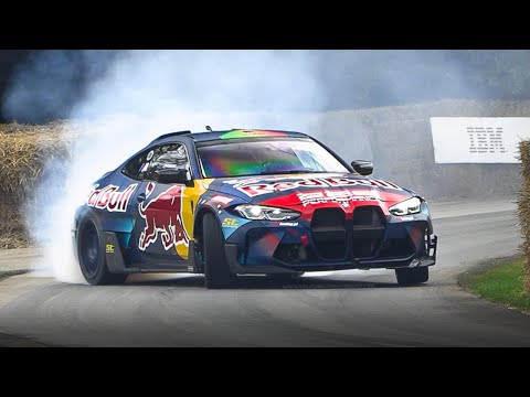 BMW M4 G82 Drift Cars show at Festival of Speed 2024: Single Turbo S58 w/ Anti-Lag Sound!