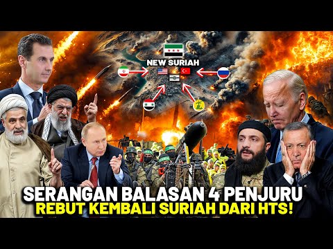 RUSIA-IRAN-HIZBULLAH BERSATU REBUT KEMBALI SURIAH! Negara² Besar Yang Terlibat di Konflik Suriah