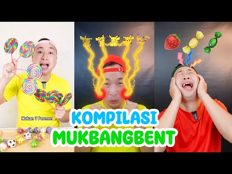 KOMPILASI MUKBANGBENT | MAKAN SERBA EMOJI LUCU | MAKAN SESUAI WARNA | EATING SHOW