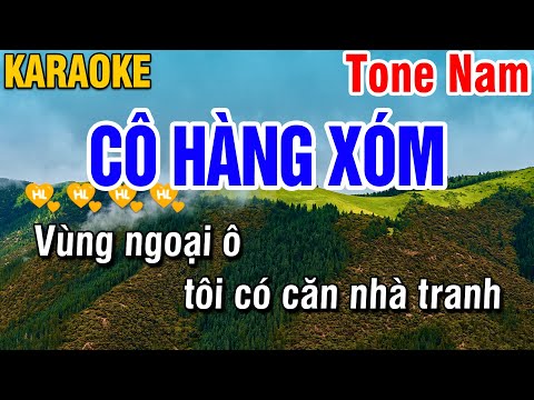 Cô Hàng Xóm Karaoke Nhạc Sống Tone Nam ( Am ) – Huỳnh Anh
