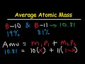 Understanding Average Atomic Mass and Isotope Abundance