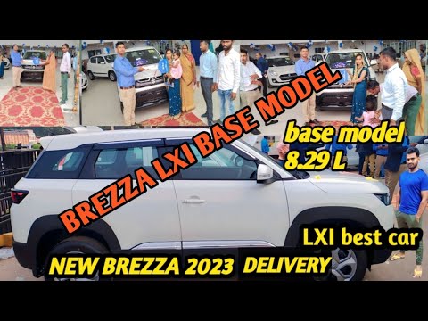 कौन कहेगा इसको बेस माडल।Maruti Brezza Lxi 2023 New Model🔥सबसे बेस्ट कार।₹8.29 Lakh|🔥#newbrezzalxi