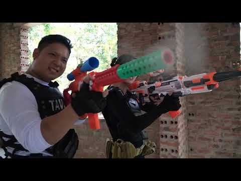 LTT Nerf Mod : Tactical Nerf Combat S.W.A.T Warriors W Fight Elite Squad Masked Criminals Group