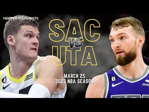 Sacramento Kings vs Utah Jazz Full Game Highlights | Mar 25 | 2023 NBA Season video clip