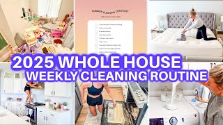 2025 WEEKLY CLEANING ROUTINE | DECLUTTER + CLEAN  WITH ME | CLEANING MOTIVATION | JAMIE'S JOURNEY