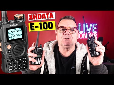 Playing with the New XHDATA E-100 Two-Way Radio