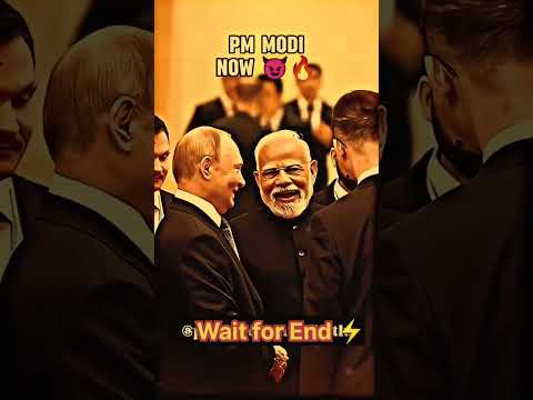 Modi Then Vs Now🔥 || Wait For End || #respect #putin #modi #sigma #shorts #brics #g20 #g7 #sigmarule